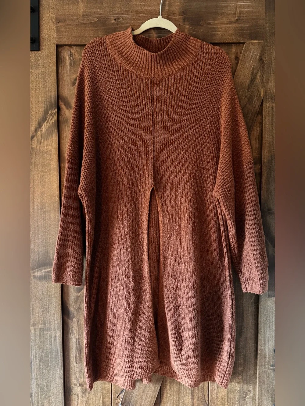 Free People Turtleneck Split-Front Women's Sweater - like NEW!